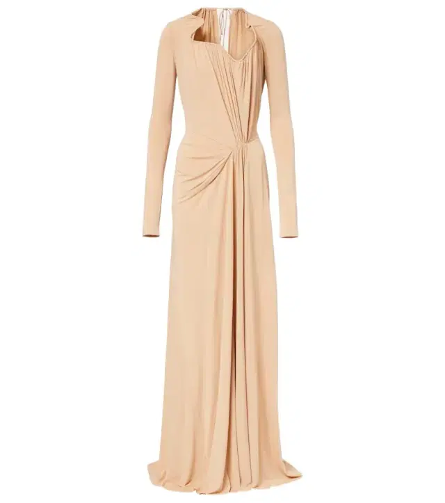 Victoria Beckham Asymmetric draped gown