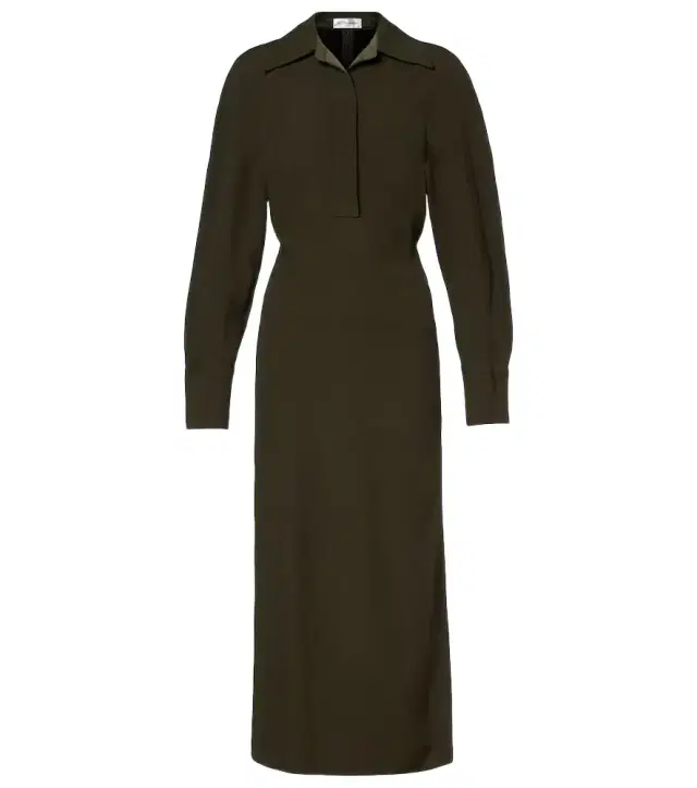 Victoria Beckham Asymmetric midi dress
