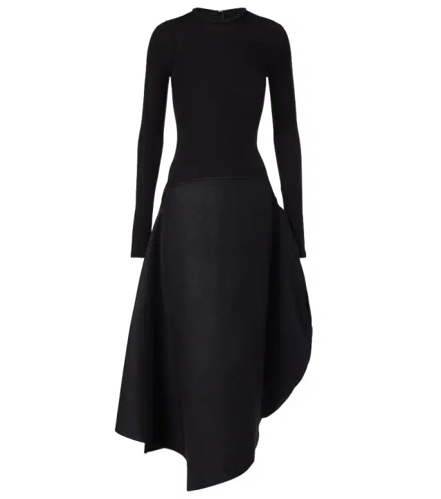 Victoria Beckham Asymmetric midi dress