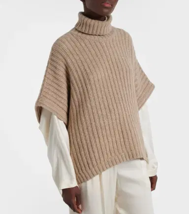 Brunello Cucinelli Ribbed-knit cashmere turtleneck sweater | Thumbnail 5