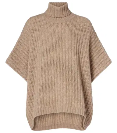 Brunello Cucinelli Ribbed-knit cashmere turtleneck sweater | Thumbnail 1