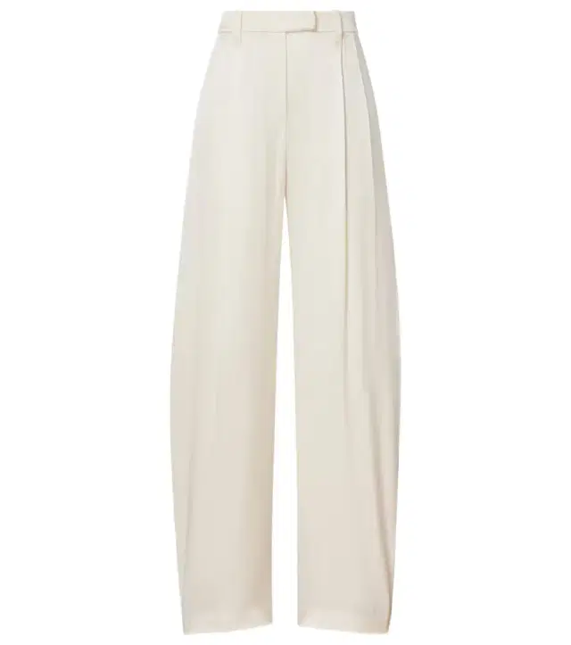 Brunello Cucinelli Mid-rise silk straight pants