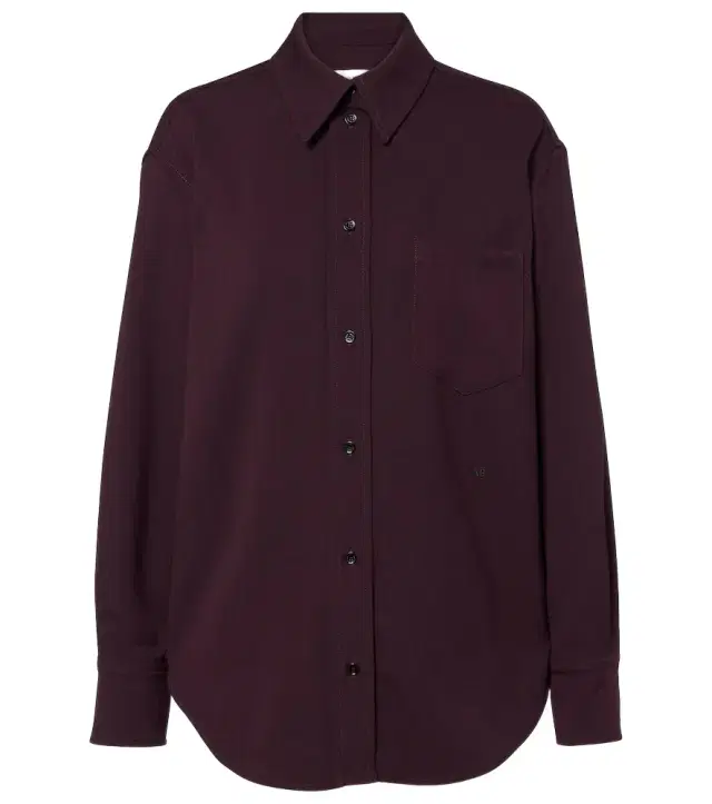 Victoria Beckham Satin pajama shirt