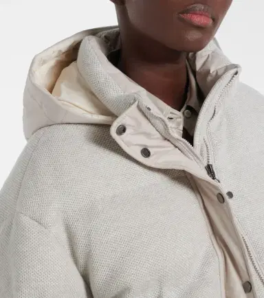 Brunello Cucinelli Cashmere-blend down jacket | Thumbnail 3 Brunello Cucinelli Cashmere-blend down jacket | Thumbnail 3