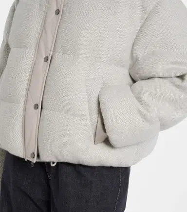 Brunello Cucinelli Cashmere-blend down jacket | Thumbnail 6 Brunello Cucinelli Cashmere-blend down jacket | Thumbnail 6