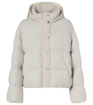 Brunello Cucinelli Cashmere-blend down jacket | Thumbnail 1 Brunello Cucinelli Cashmere-blend down jacket | Thumbnail 1