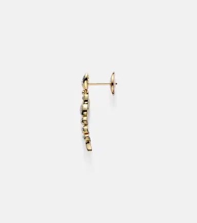 Yvonne Leon Yvonne Léon Homard Mini 9kt gold single earring with diamonds | Thumbnail 2