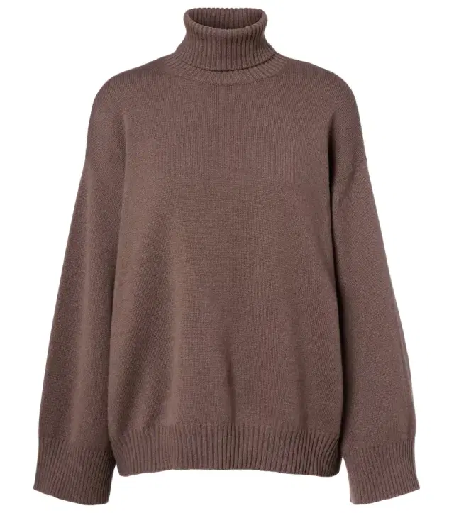 Brunello Cucinelli Oversized cashmere turtleneck sweater