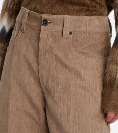 Brunello Cucinelli Monili cotton corduroy straight pants | Thumbnail 2 Brunello Cucinelli Monili cotton corduroy straight pants | Thumbnail 2