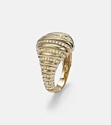 Yvonne Léon Yvonne Léon 9kt gold ring with diamonds | Thumbnail 2