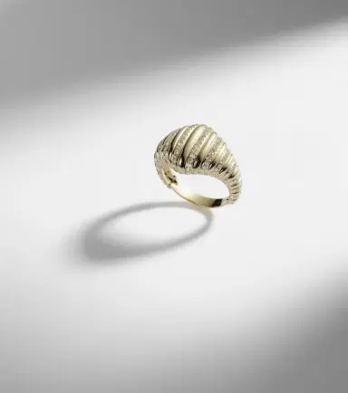 Yvonne Léon Yvonne Léon 9kt gold ring with diamonds | Thumbnail 5