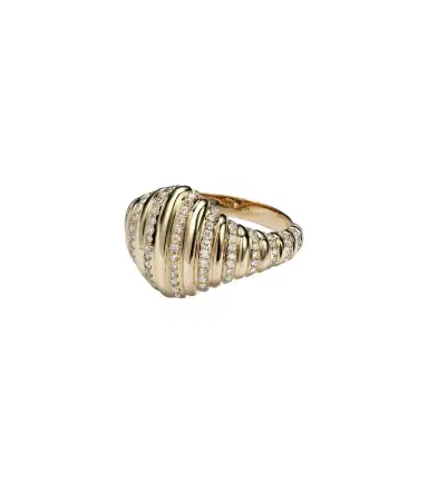 Yvonne Léon Yvonne Léon 9kt gold ring with diamonds | Thumbnail 1