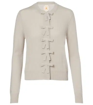 Jardin des Orangers Bow-detail cashmere cardigan | Thumbnail 1