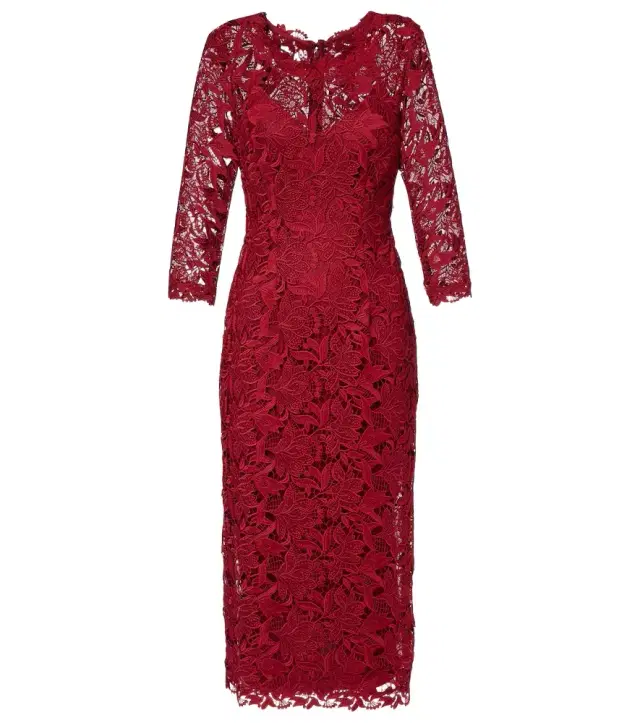 Carolina Herrera Lace midi dress