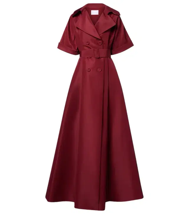 Carolina Herrera Belted silk gown