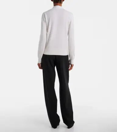 Jardin des Orangers Tie-neck wool and cashmere sweater | Thumbnail 3