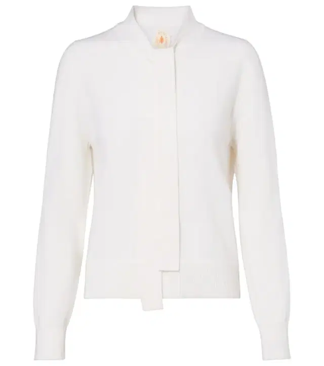 Jardin des Orangers Tie-neck wool and cashmere sweater