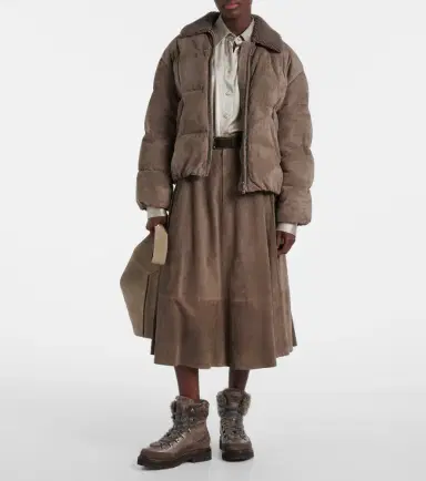 Brunello Cucinelli Shearling-lined leather ankle boots | Thumbnail 5 Brunello Cucinelli Shearling-lined leather ankle boots | Thumbnail 5