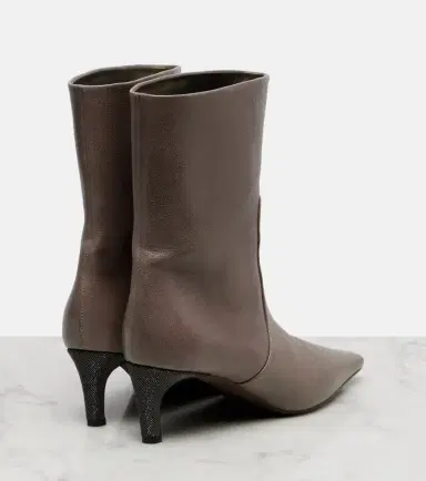 Brunello Cucinelli Monili leather ankle boots | Thumbnail 2 Brunello Cucinelli Monili leather ankle boots | Thumbnail 2