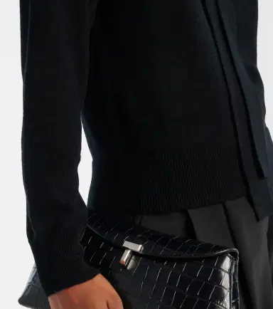 Jardin des Orangers Tie-neck wool and cashmere sweater | Thumbnail 3