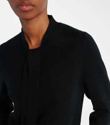 Jardin des Orangers Tie-neck wool and cashmere sweater | Thumbnail 5