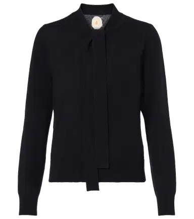 Jardin des Orangers Tie-neck wool and cashmere sweater | Thumbnail 1
