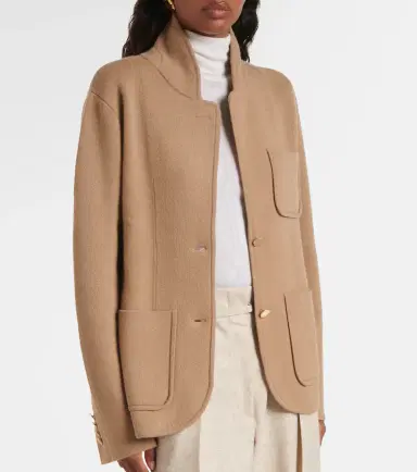 Jardin des Orangers Wool and cashmere blazer | Thumbnail 2