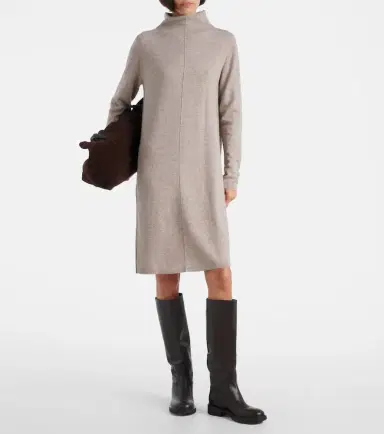 Jardin des Orangers Knitted wool and cashmere midi dress | Thumbnail 3