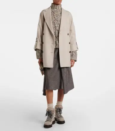 Brunello Cucinelli Shearling-trimmed suede lace-up boots | Thumbnail 5 Brunello Cucinelli Shearling-trimmed suede lace-up boots | Thumbnail 5