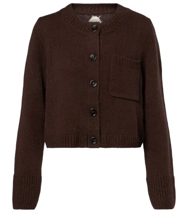 Jardin des Orangers Wool and cashmere cardigan