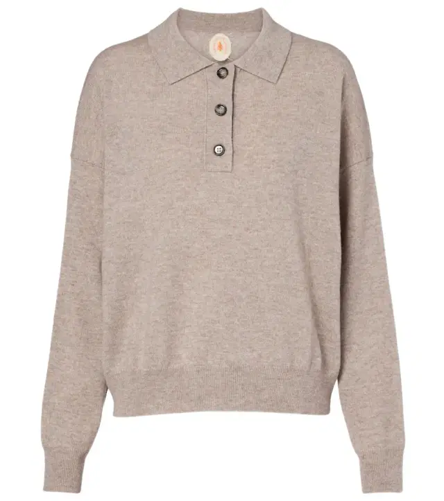 Jardin des Orangers Wool and cashmere polo sweater