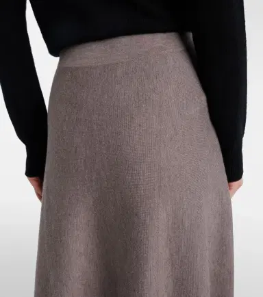 Jardin des Orangers Virgin wool midi skirt | Thumbnail 3