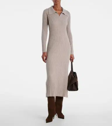 Jardin des Orangers Knitted cashmere polo dress | Thumbnail 4