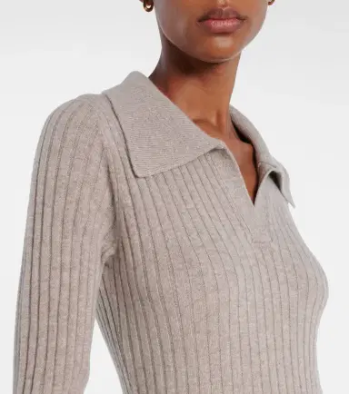 Jardin des Orangers Knitted cashmere polo dress | Thumbnail 6