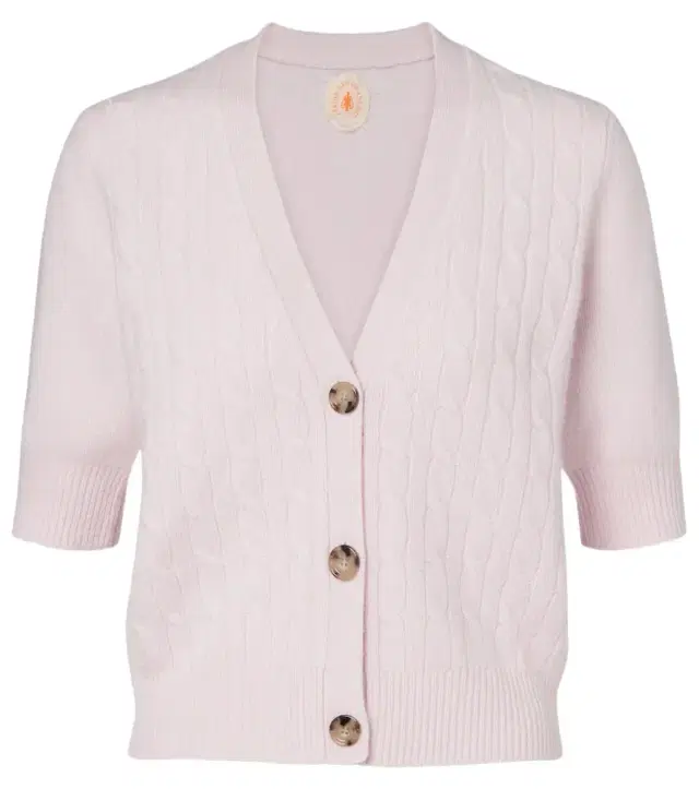 Jardin des Orangers Cable-knit cashmere-blend cardigan