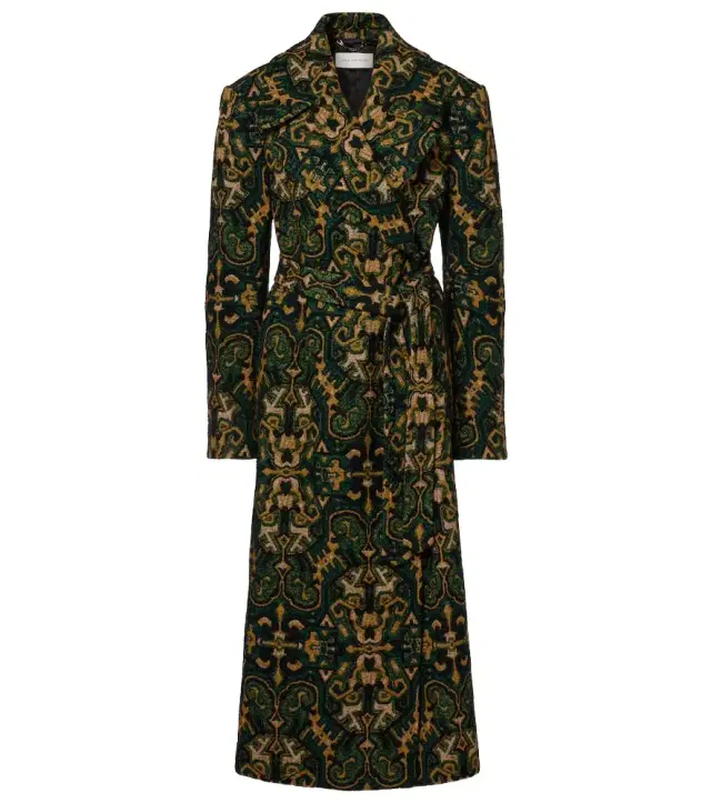 Dries Van Noten Rafaella printed coat