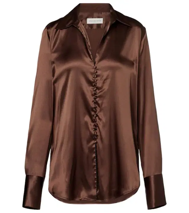 Dries Van Noten Silk-blend shirt