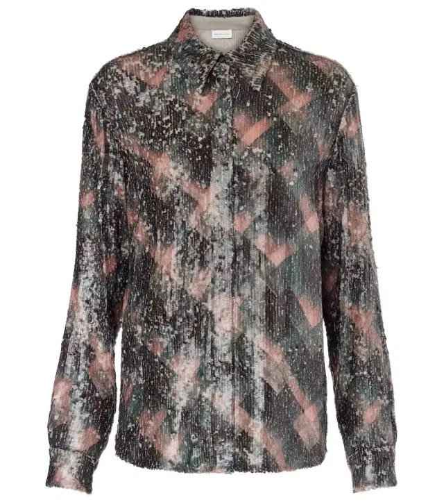 Dries Van Noten Sequined shirt