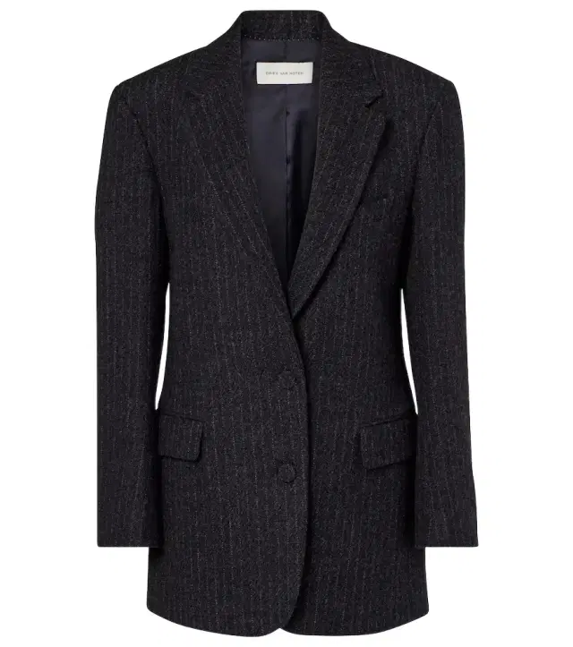 Dries Van Noten Pinstripe wool blazer
