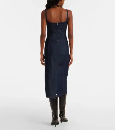 Dries Van Noten Denim midi dress | Thumbnail 5
