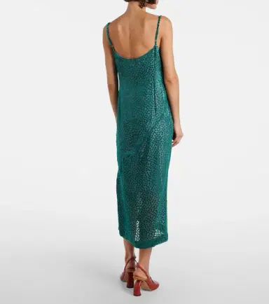 Dries Van Noten Polka-dot devoré slip dress | Thumbnail 5 Dries Van Noten Polka-dot devoré slip dress | Thumbnail 5
