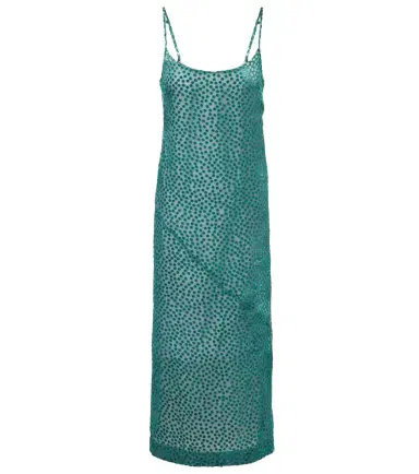 Dries Van Noten Polka-dot devoré slip dress | Thumbnail 1 Dries Van Noten Polka-dot devoré slip dress | Thumbnail 1