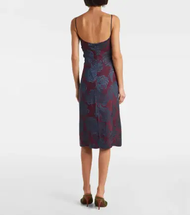 Dries Van Noten Floral jacquard midi dress | Thumbnail 5 Dries Van Noten Floral jacquard midi dress | Thumbnail 5