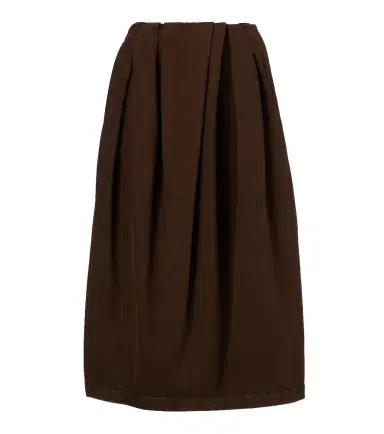 Dries Van Noten Draped denim midi skirt | Thumbnail 1