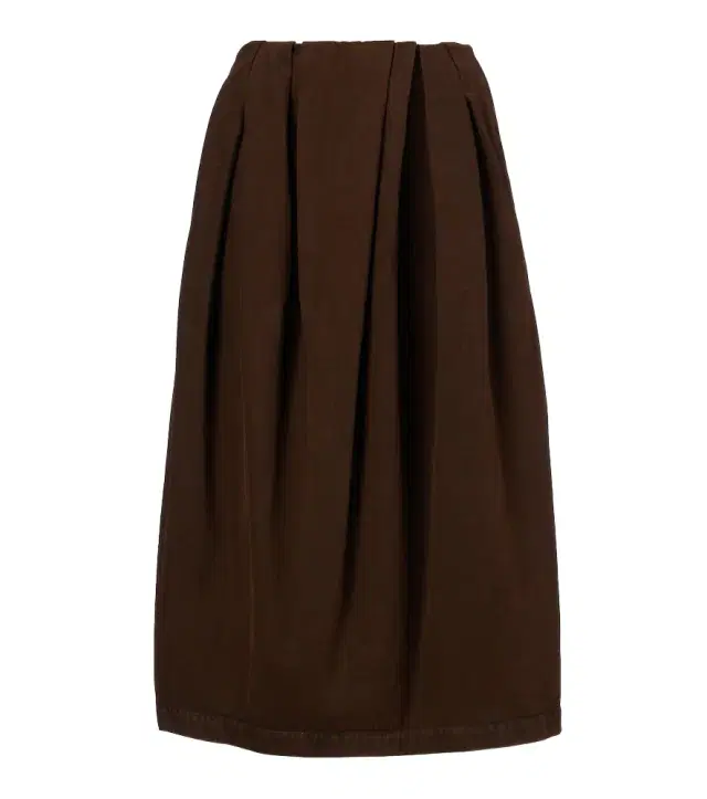 Dries Van Noten Draped denim midi skirt