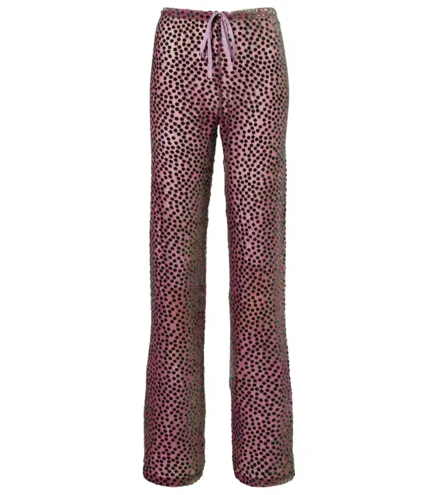 Dries Van Noten Polka-dot straight pants