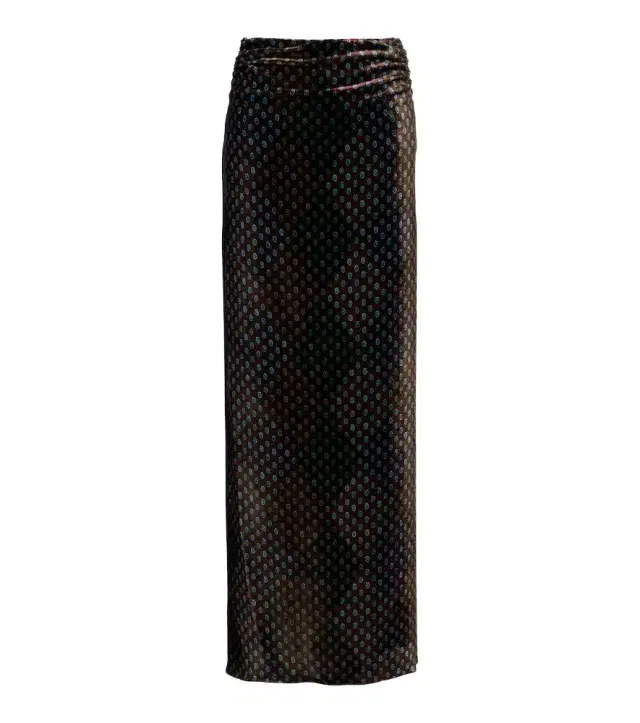 Dries Van Noten Printed satin maxi skirt