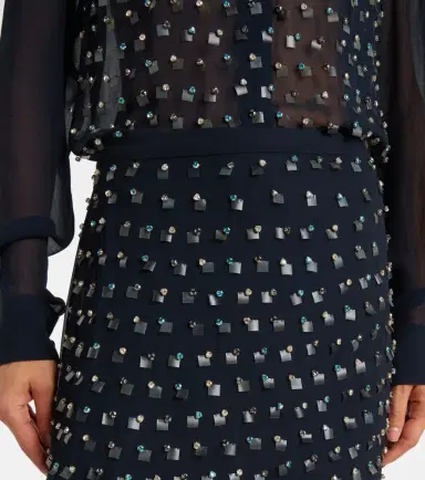 Dries Van Noten Embellished midi skirt | Thumbnail 4