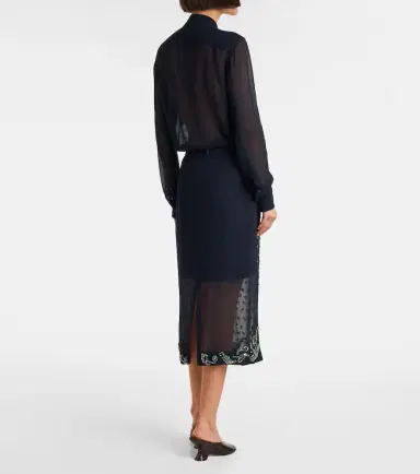Dries Van Noten Embellished midi skirt | Thumbnail 5