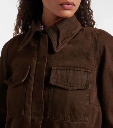 Dries Van Noten Cropped denim jacket | Thumbnail 5 Dries Van Noten Cropped denim jacket | Thumbnail 5